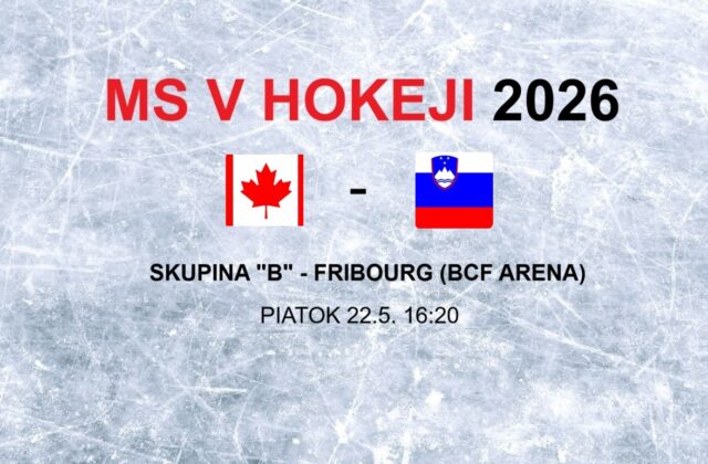 Výsledok MS v hokeji 2026: zápas Kanada – Slovinsko / ONLINE, VIDEO, FOTO